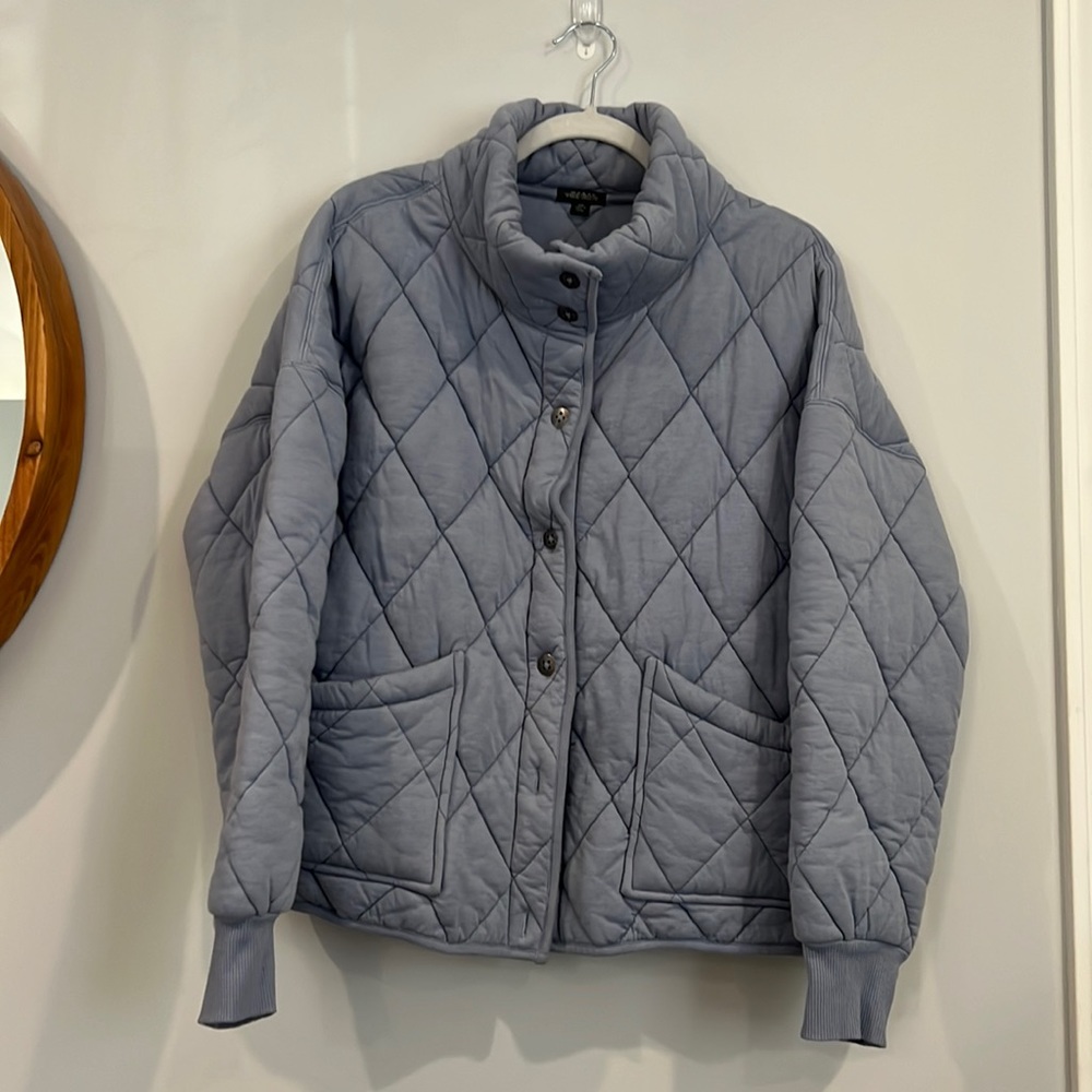 WILD FABLE XXL Blue Quilted Jacket